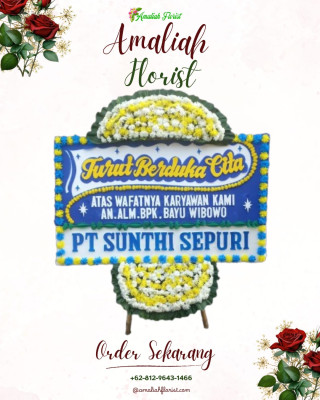 Papan Bunga Duka di Kasemen